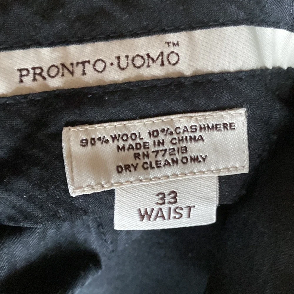 Pronto Uomo men’s dress pants.  33x32 - Picture 2 of 3